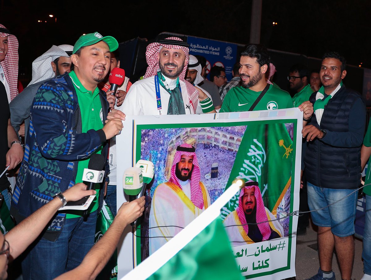 قبل مباراة السعودية وقطر .. الفواز يلتقي جماهير الأخضر