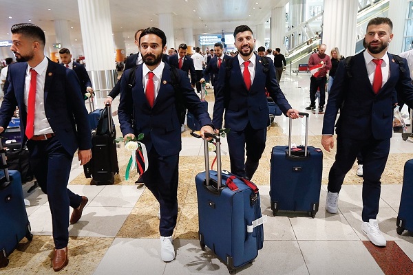 كأس آسيا .. منتخب لبنان يصل الإمارات