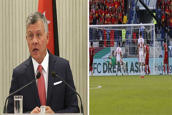 ملك الأردن بعد توديع كأس آسيا : نشامى وما قصرتوا