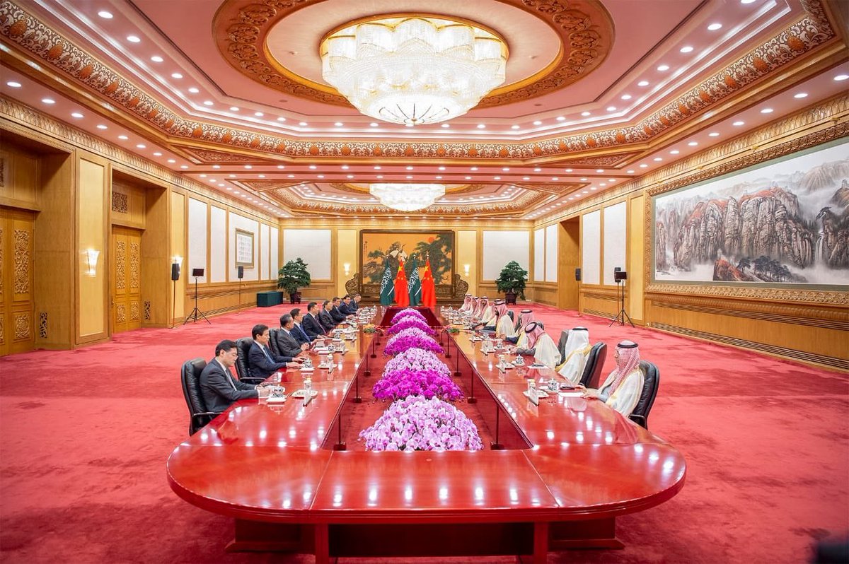 الأمير محمد بن سلمان للرئيس الصيني : المباحثات أكدت الرغبة الجادة في تعميق التعاون وتوثيق العلاقات