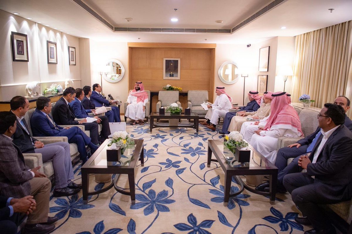 الأمير محمد بن سلمان يبحث فرص التعاون مع كبار التنفيذيين في الهند