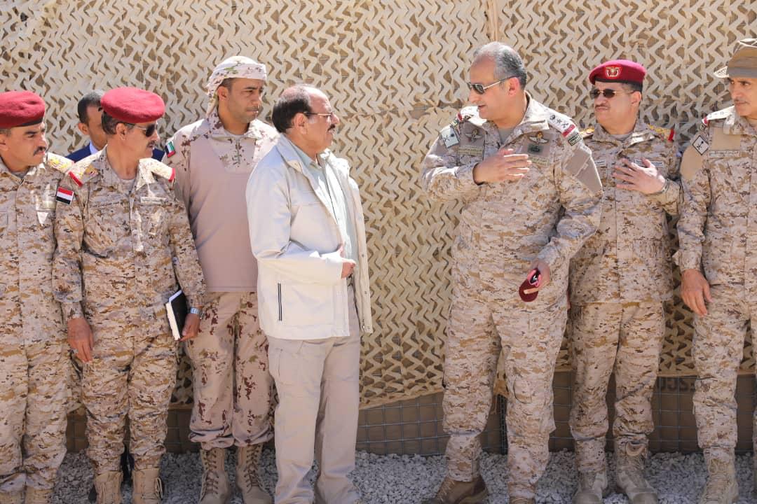 قيادة التحالف العربي تجتمع في مأرب للاطلاع على سير العمليات العسكرية