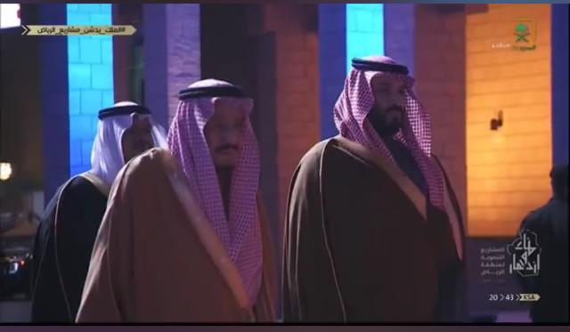 الملك سلمان يصل مقر حفل تدشين المشاريع التنموية بمنطقة الرياض