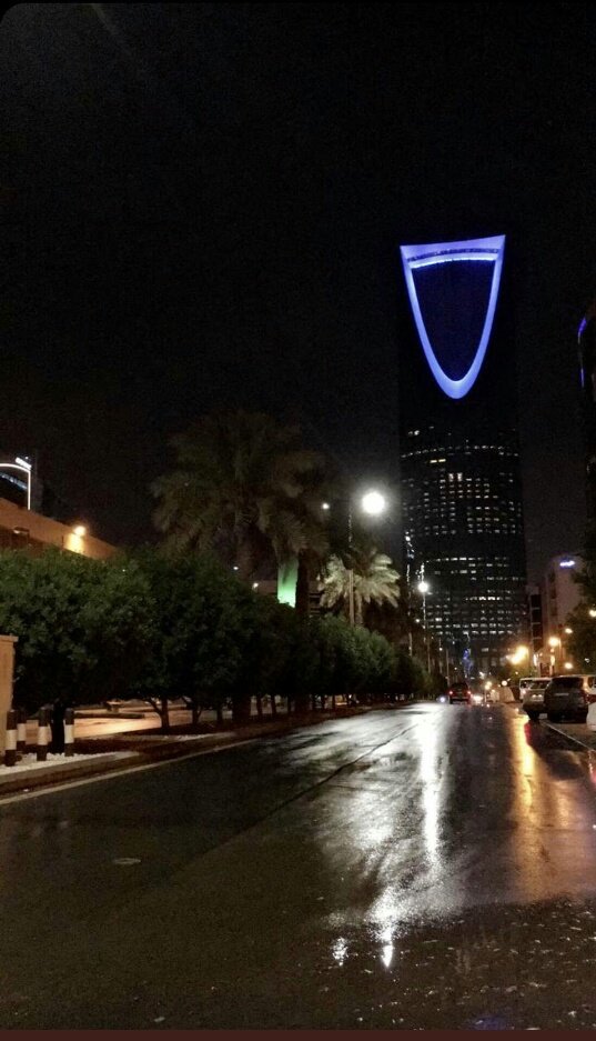 أمطار رعدية وغبار على الرياض لأكثر من 6 ساعات