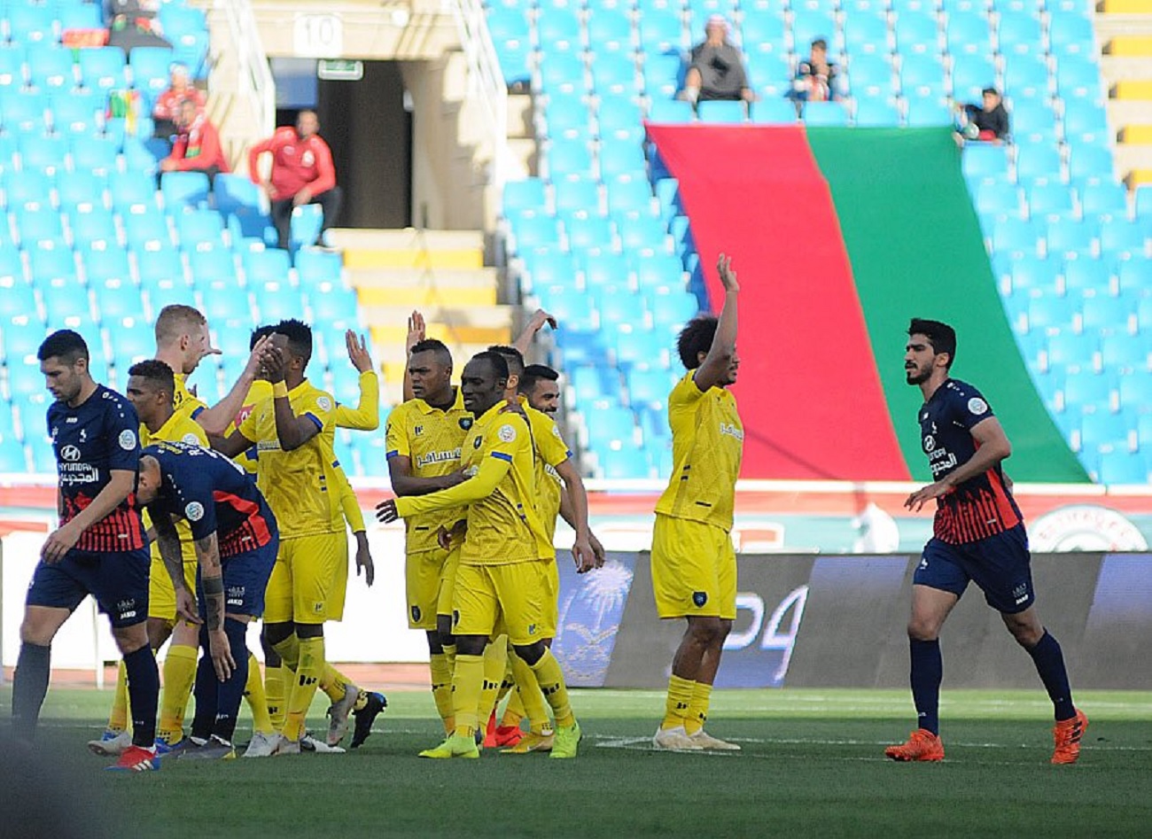 دوري محمد بن سلمان للمحترفين.. #التعاون يسحق #الاتفاق برباعية