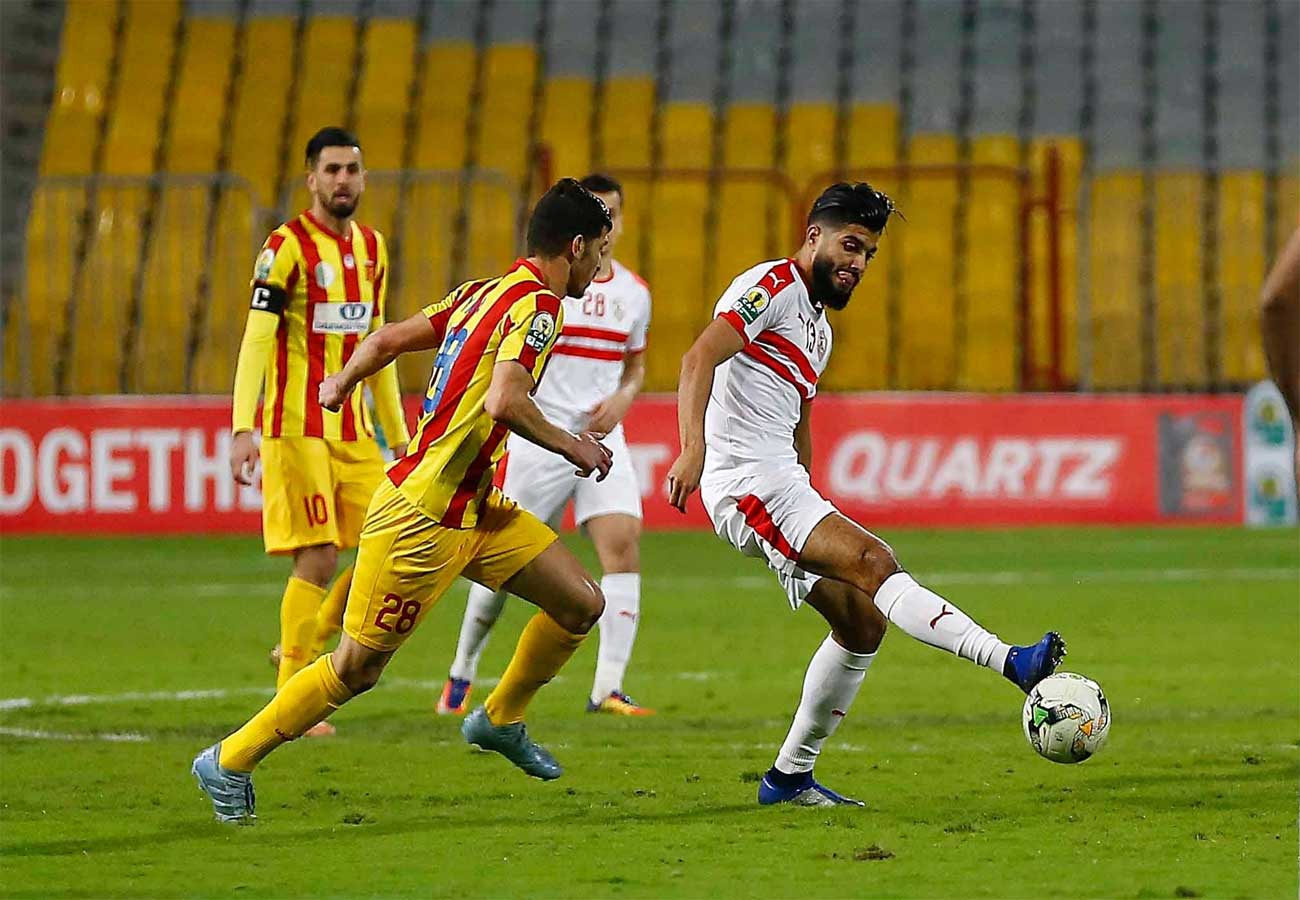 الزمالك ضد نصر حسين داي .. الأبيض يدفع ثمن إهدار الفرص