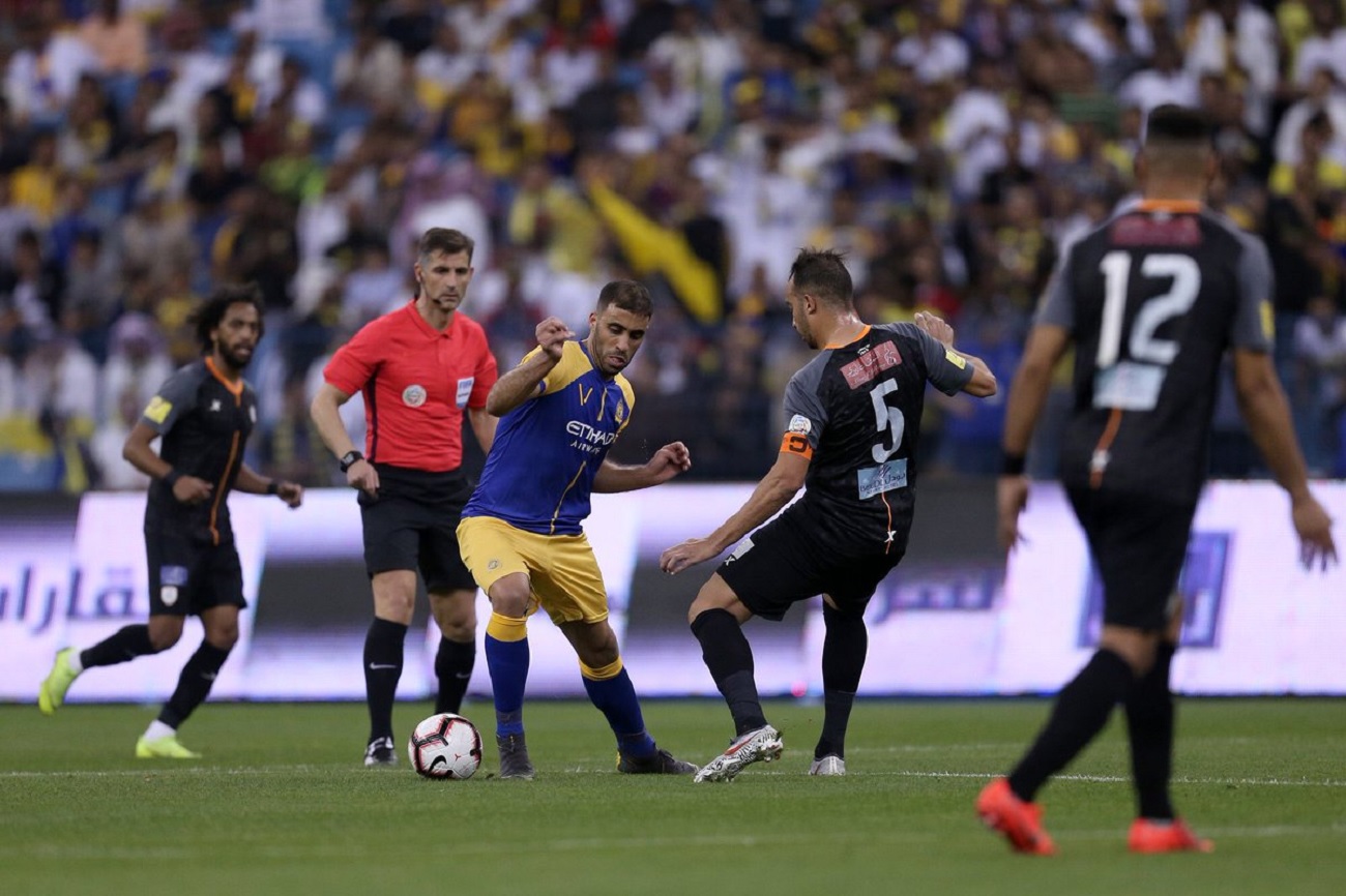 دوري محمد بن سلمان للمحترفين.. #النصر يتجاوز عقبة #الشباب برأسية حمدالله