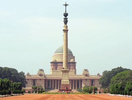 القصر الرئاسي الهندي بُني في 18 عامًا ويستقبل الأمير محمد بن سلمان
