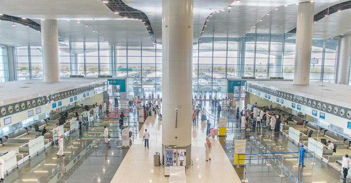 ارتفاع نسبة رضا المسافرين بمطارات الرياض وجدة والدمام والمدينة