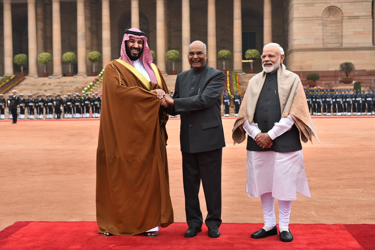 الأمير محمد بن سلمان للرئيس الهندي :الزيارة أسهمت في تعزيز العلاقات الثنائية