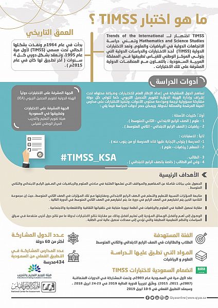 تفاصيل تطبيق اختبار TIMSS في المملكة عبر مركز قياس