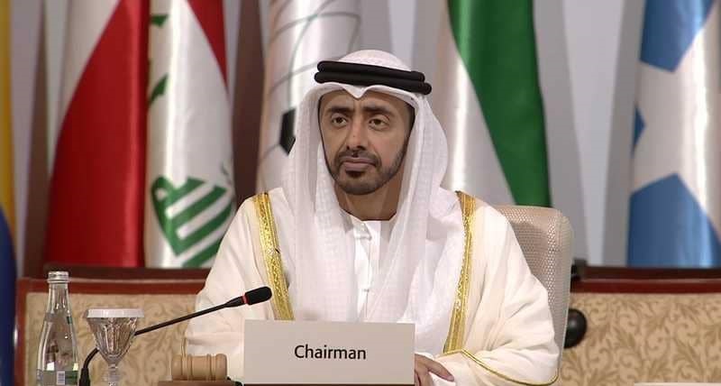 الإمارات تدعو للتصدي لإرهاب إيران