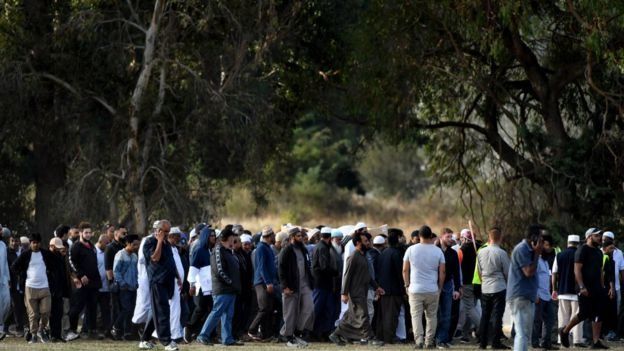 مراسم تشييع جثامين ضحايا مذبحة المسجدين في نيوزيلندا