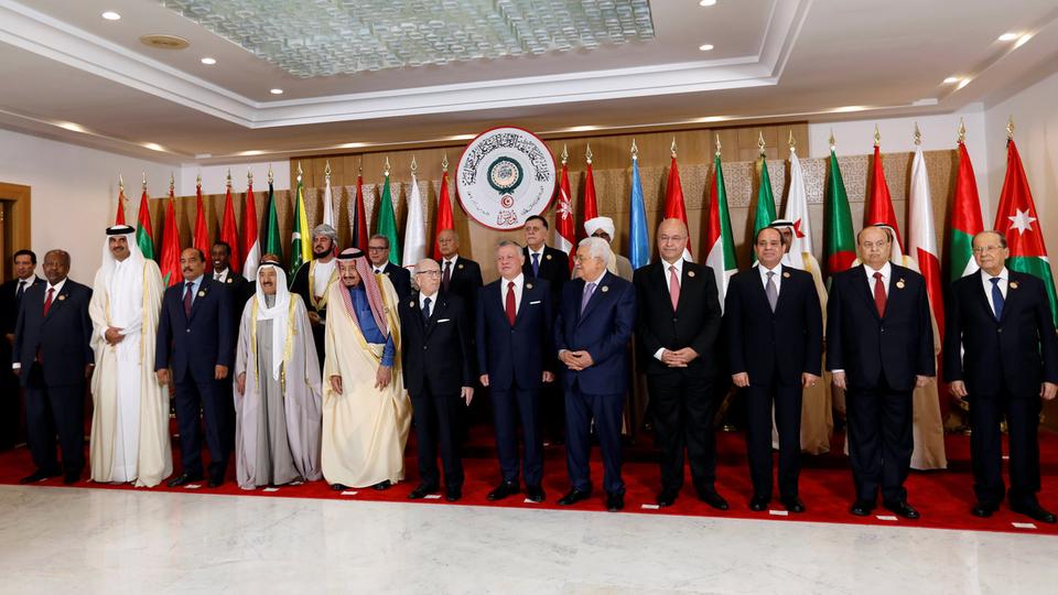 18 بندًا.. إعلان القمة العربية يرفض تدخلات إيران ويرد على قرار ترامب بشأن القدس