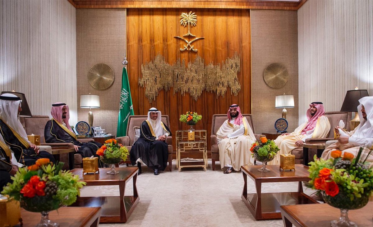 الأمير محمد بن سلمان يستعرض التعاون المشترك مع رئيس مجلس الأمة الكويتي