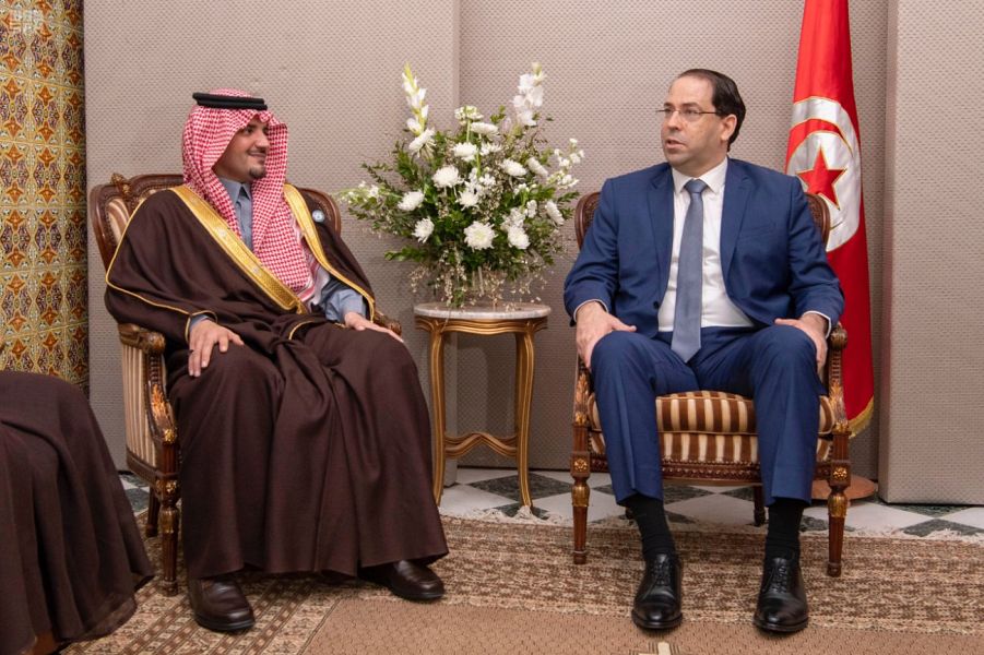 الشاهد يبحث مع الأمير عبدالعزيز بن سعود تعزيز العلاقات السعودية التونسية