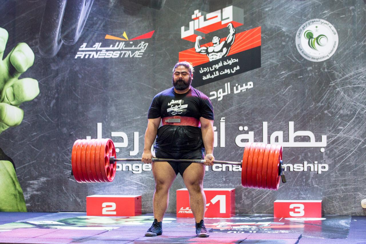 مشاري السعيد أقوى رجل في المملكة