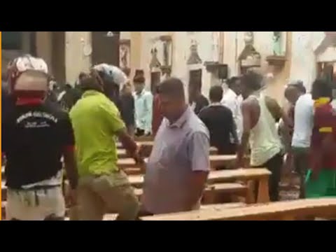 فيديو مروع يرصد اللقطات الأولى لتفجيرات سريلانكا