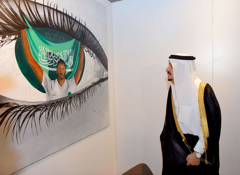 أمير الرياض يُطلق معرض الفن التشكيلي للأميرة هيفاء بنت عبدالله: رائع والخيال واسع 