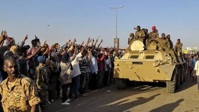 إطلاق النار قرب قيادة الجيش السوداني