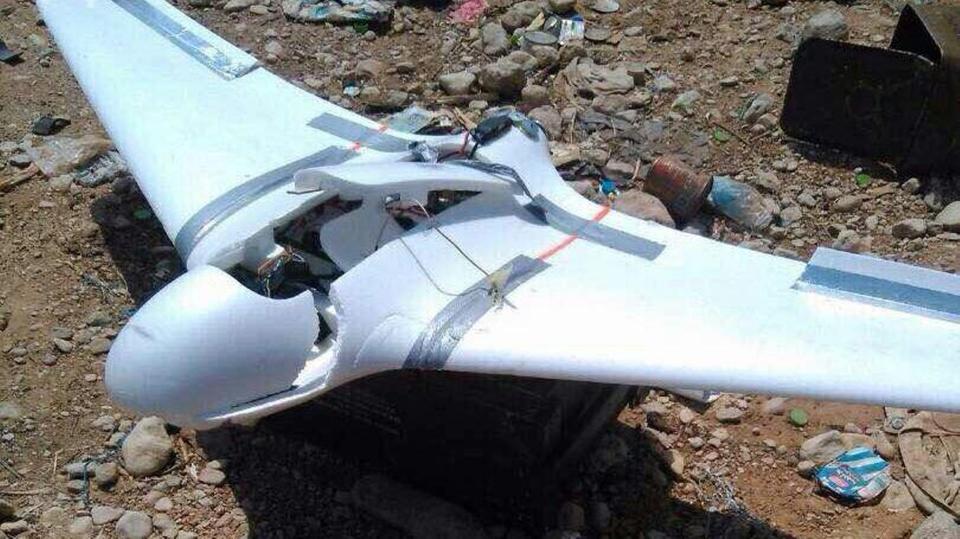 الجيش اليمني يُسقط طائرة استطلاع حوثية