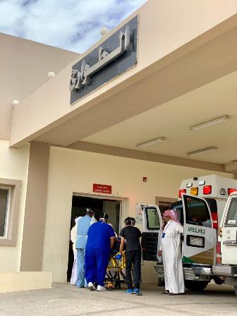 إنقاذ حياة سائق سقطت على رأسه حمولة شاحنة على طريق الطائف ـ الرياض‎