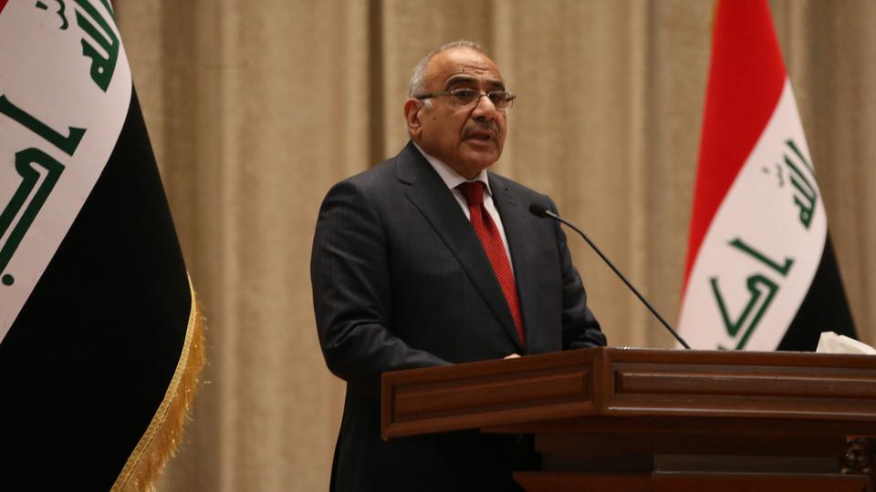 عبدالمهدي يوافق على تقديم استقالته استجابة لمظاهرات العراقيين.. بشرط