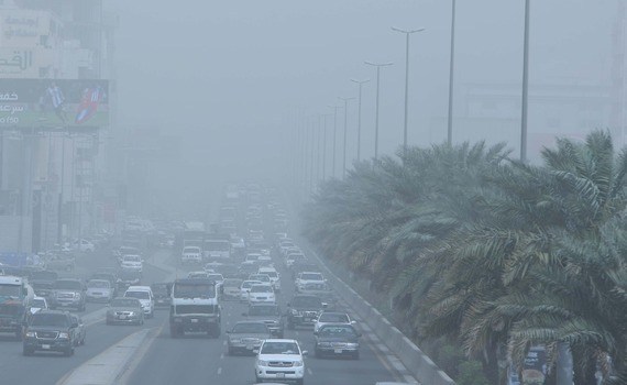 أمطار وغبار على المدينة المنورة حتى الثامنة مساء