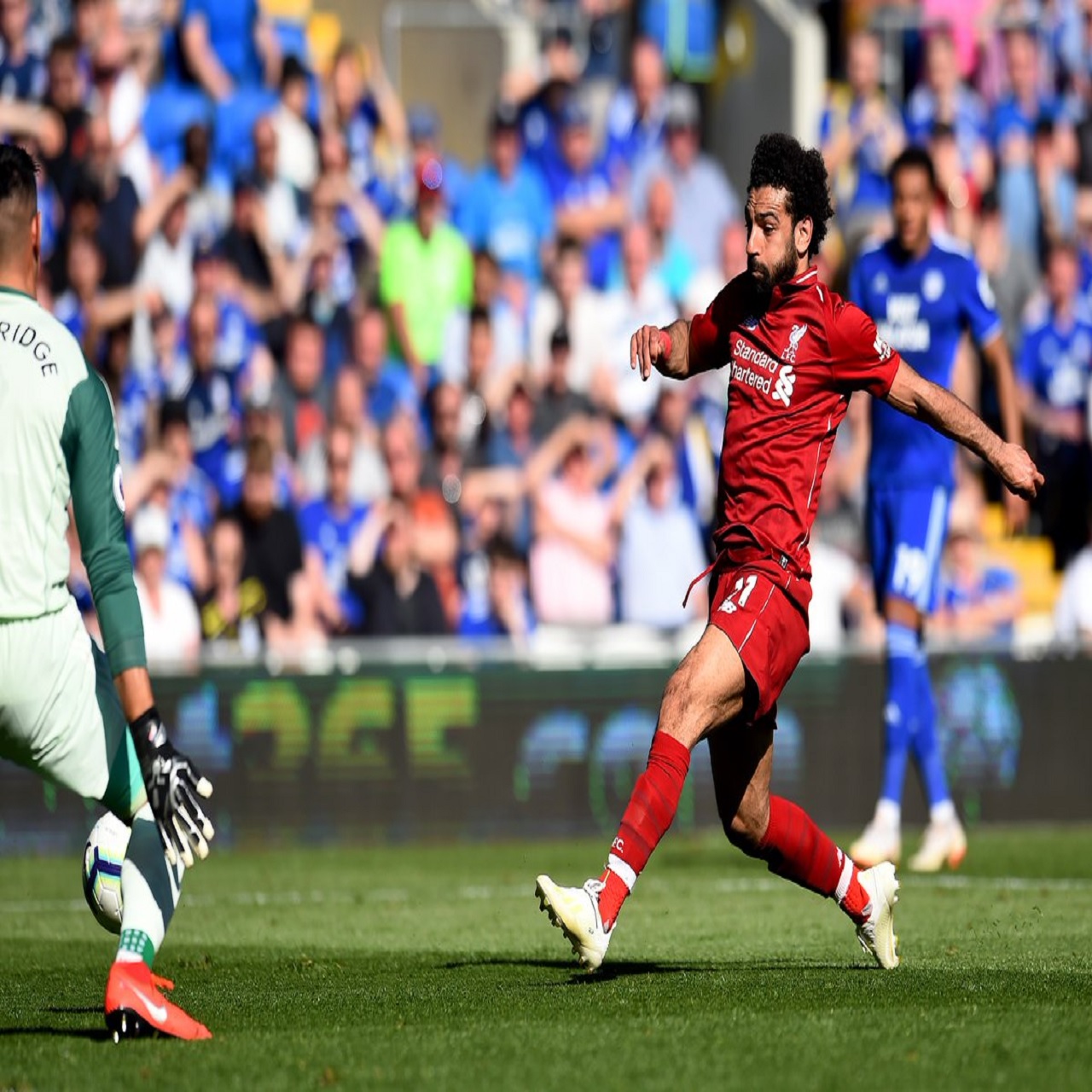 محمد صلاح .. لا يغيب عن التهديف يوم الجمعة