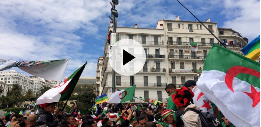 إيقاف حركة النقل في الجزائر مع زحف المتظاهرين للأسبوع التاسع