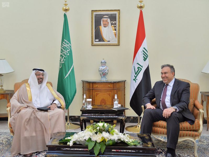 3 لقاءات للوزير الفالح مع وزراء عراقيين لبحث التعاون