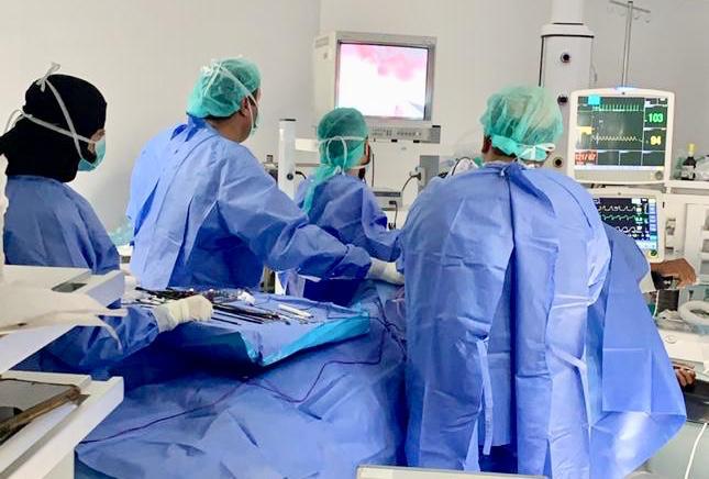 استئصال جزء من رئة مريض بمستشفى أبو عريش بجازان
