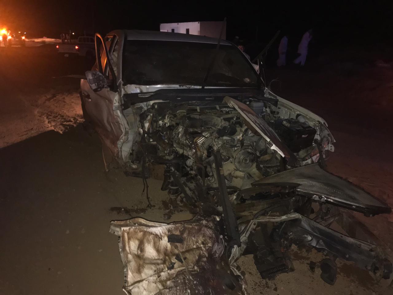 وفاة و 5 إصابات في حادث مروع على طريق الصوارمة بجازان
