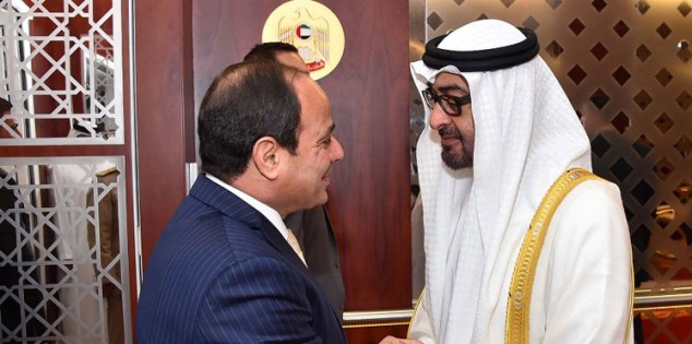 السيسي ومحمد بن زايد: أي استهداف للسعودية واستقرارها يمثل استهدافًا لأمن المنطقة والعالم