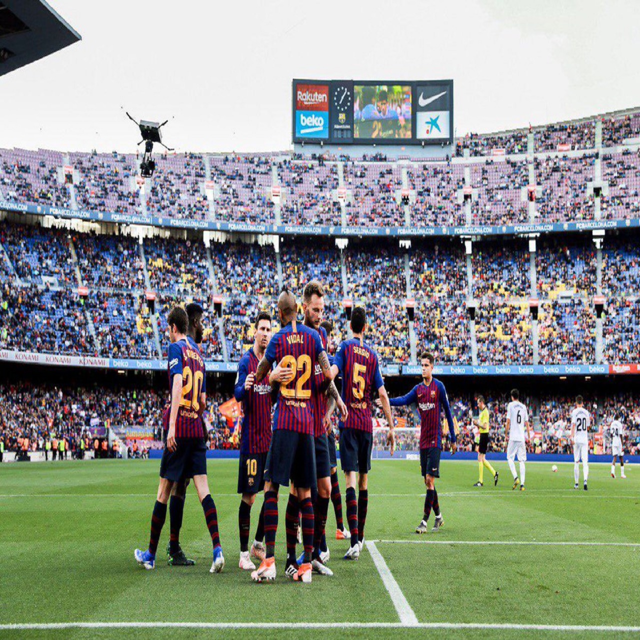 برشلونة يتألق ضد خيتافي ويفوز بثنائية