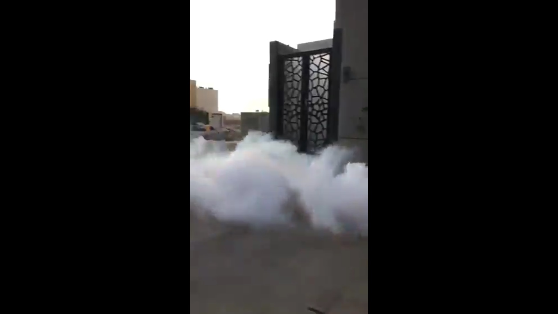 فيديو.. مواطن يستخدم سيارته لمكافحة الحشرات بالرش في نرجس الرياض