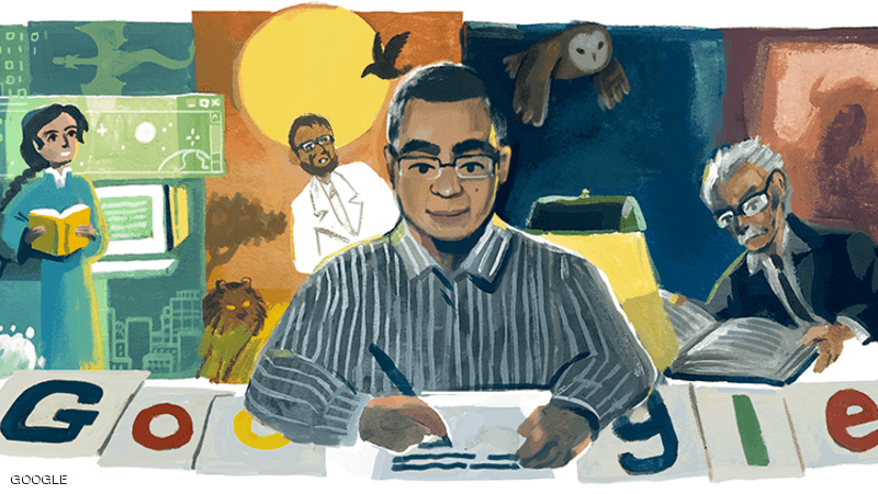 هكذا احتفل جوجل بميلاد الكاتب الراحل أحمد خالد توفيق.. مسيرة حافلة بالإنجازات