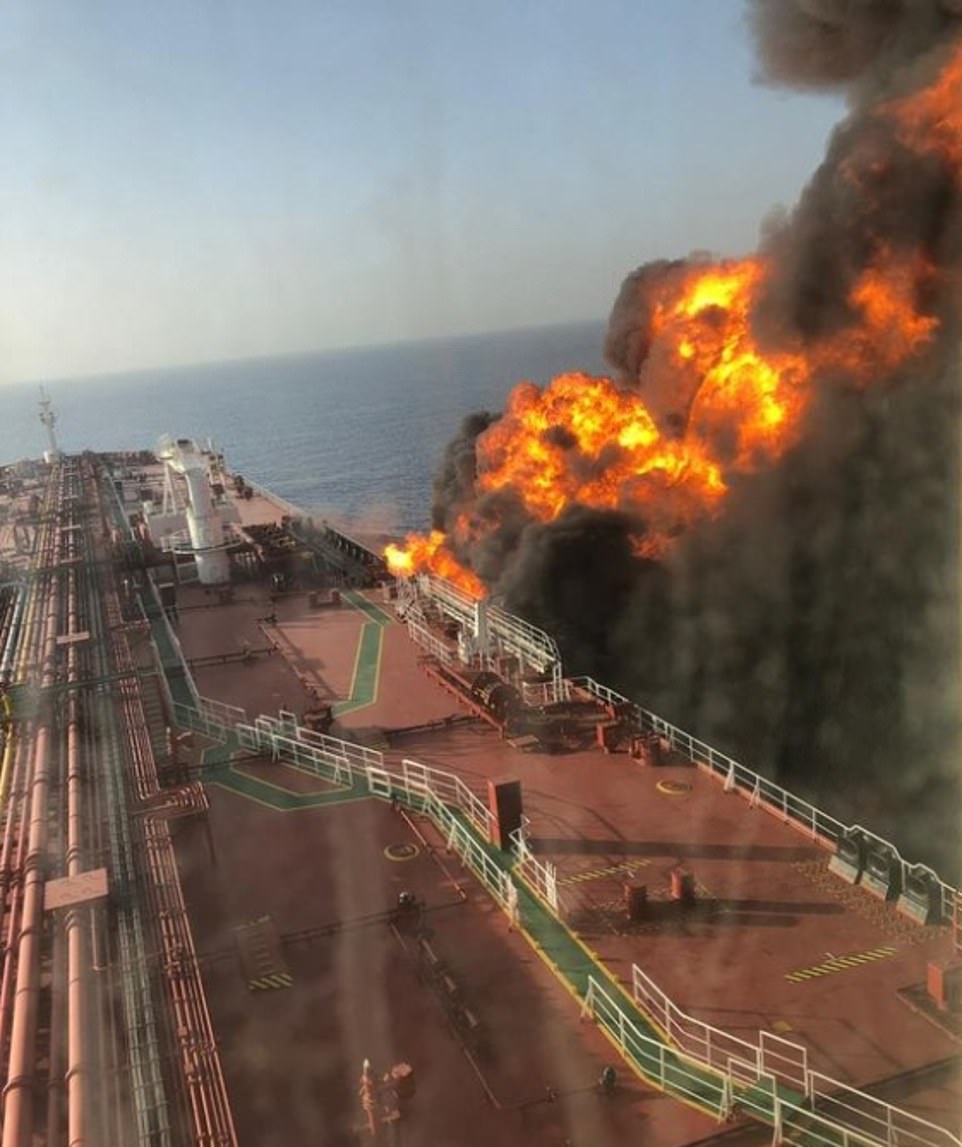 بالصور.. النرويج تُكذب إيران بشأن غرق ناقلة النفط بخليج عمان