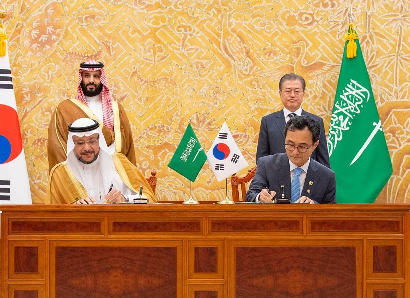 بحضور الأمير محمد بن سلمان .. اتفاقية ملكية فكرية بين كوريا الجنوبية والمملكة