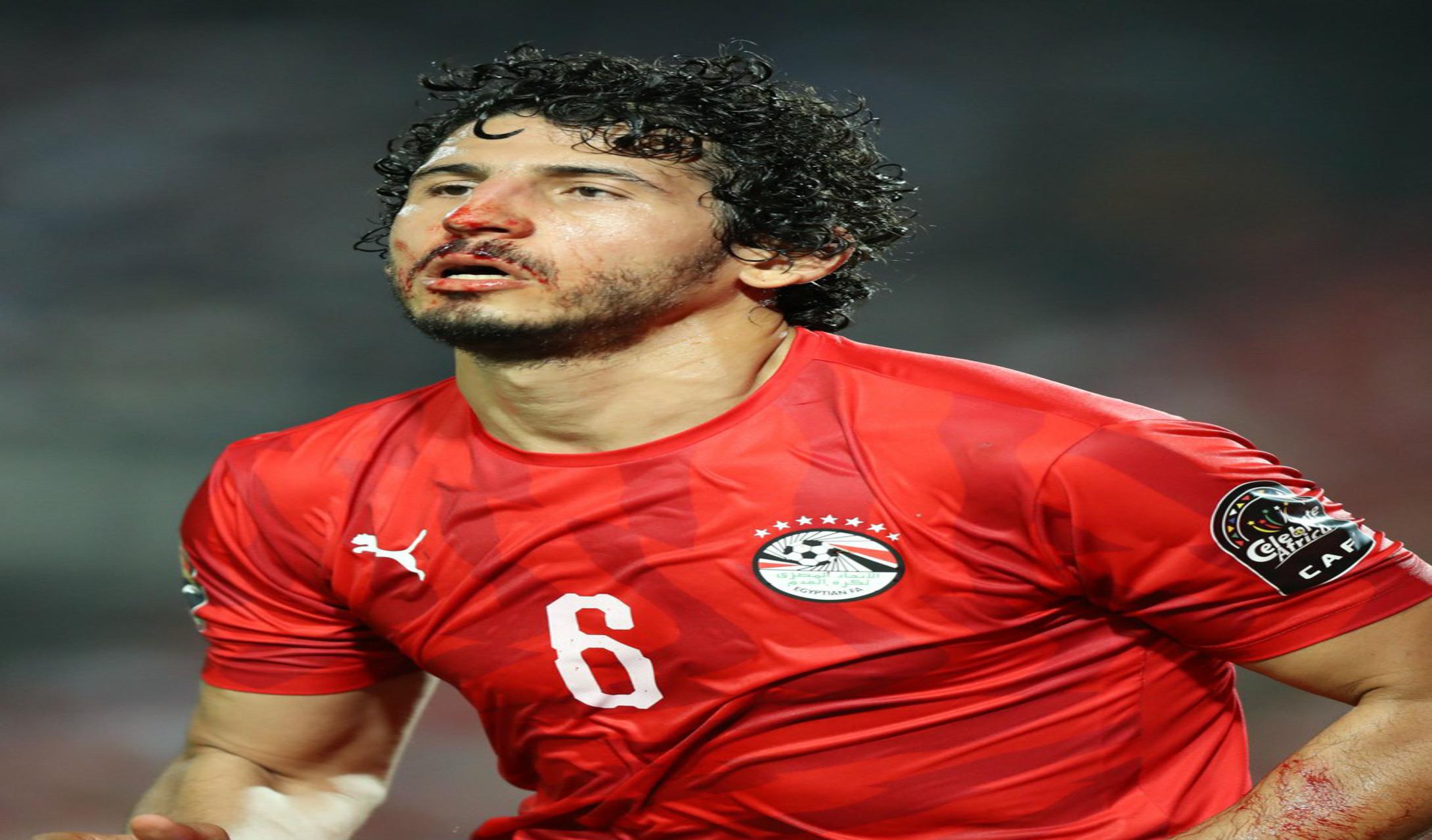 إصابة نجم منتخب مصر بكسر في الأنف