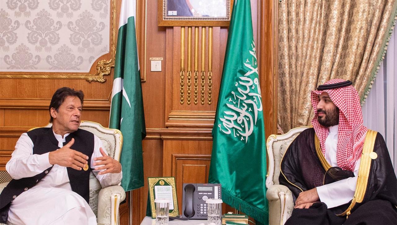 الأمير محمد بن سلمان يلتقي رئيس وزراء باكستان ويبحثان مستجدات الأوضاع الإقليمية