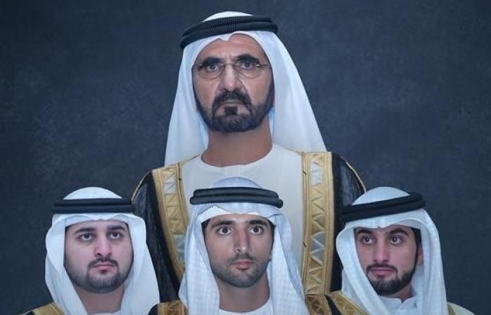 فيديو.. محمد بن راشد يحتفل بزفاف 3 من أبنائه