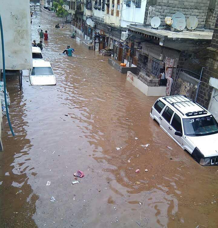 التحالف يطلق حملة إغاثية عاجلة للمتضررين جراء أمطار عدن والمحافظات المجاورة لها