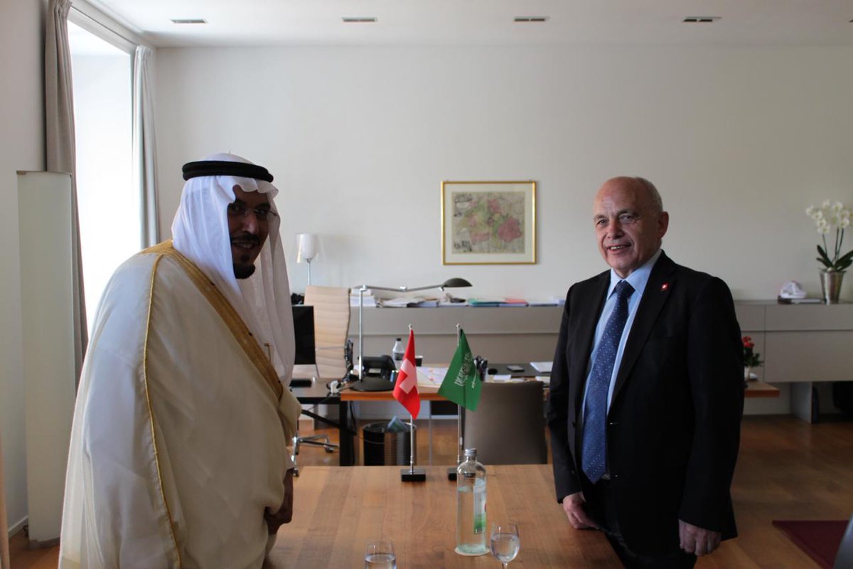رئيس سويسرا يستقبل منصور بن ناصر لبحث آليات التعاون 