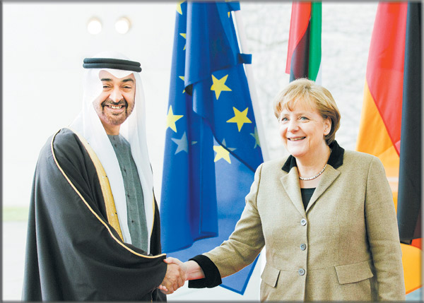 الإمارات وألمانيا تدعوان إيران للقيام بدور إيجابي وعدم التدخل في شؤون المنطقة