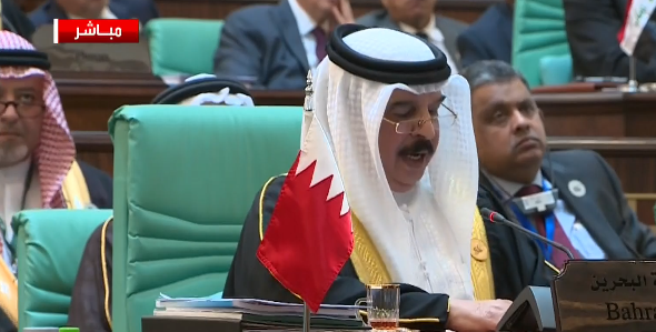 ملك البحرين: على المجتمع الدولي تحمل مسؤولياته لضمان إمدادات النفط