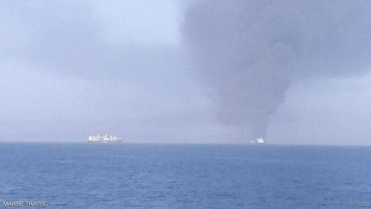 زورق إيراني استهدف طائرة مسيرة أمريكية قبيل هجوم خليج عمان