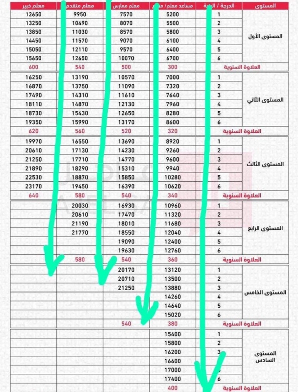 سلم رواتب المعلمين الجديد .. تساؤلات واستفسارات - المواطن