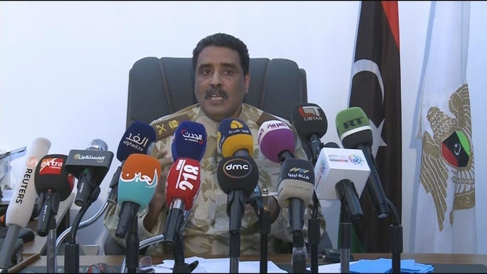 الجيش الليبي يدمر غرفة التحكم بالدرون في مطار معيتيقة بطرابلس