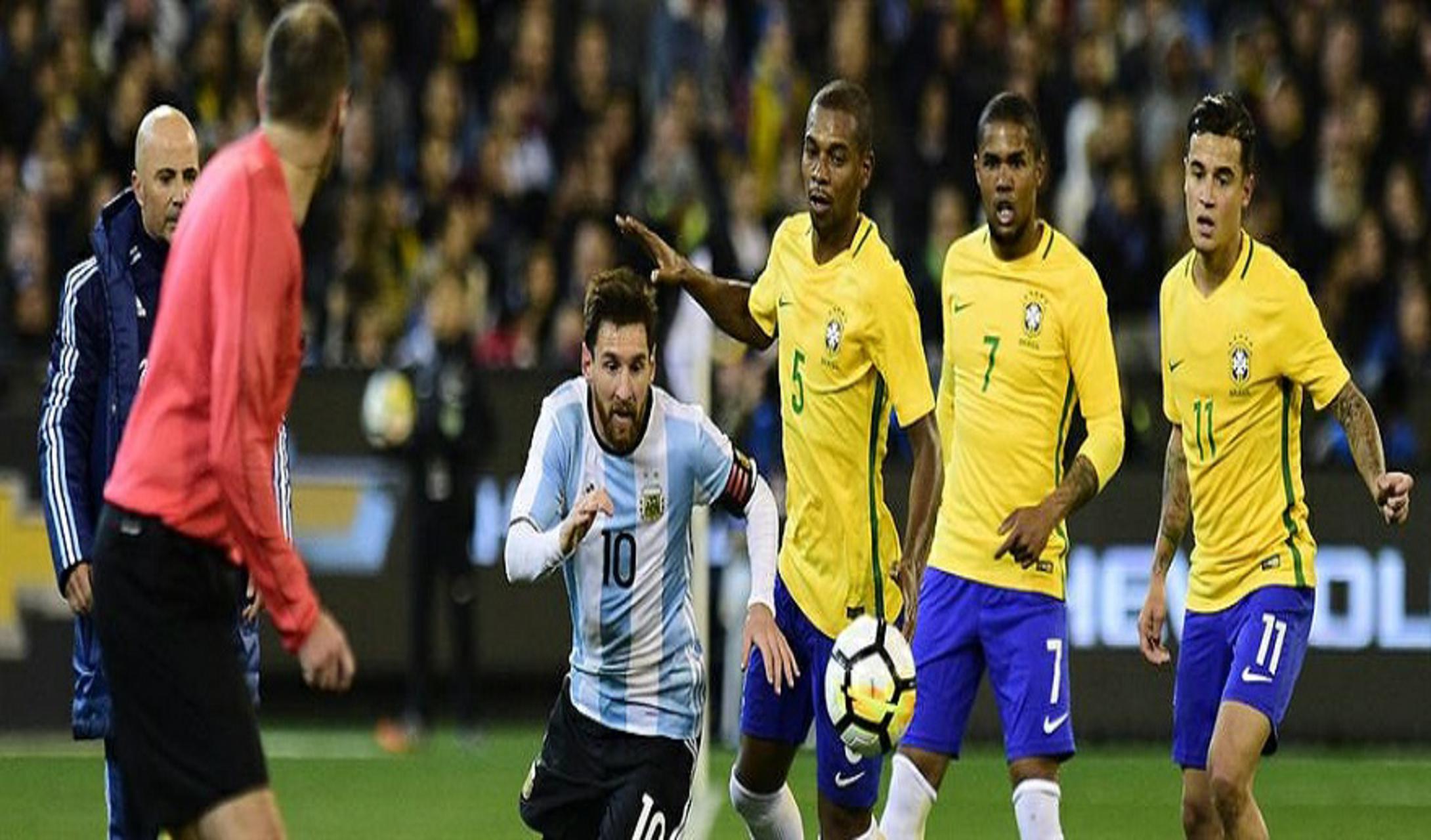 موعد مباراة البرازيل ضد الأرجنتين